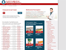 Tablet Screenshot of medpreis.de